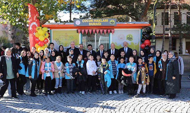 Bayburt'ta Çocuk Hakları Durağı açıldı