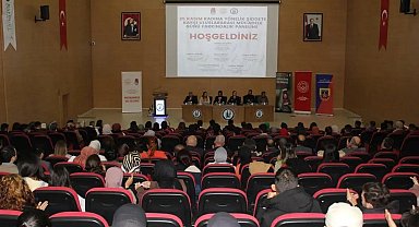 Bayburt'ta kadına yönelik şiddete karşı farkındalık paneli