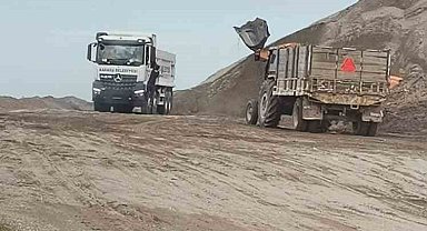 Belediyenin usulsüz kum taşıdığı iddiası valiliği harekete geçirdi