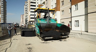 Belsin'de asfalt çalışması yapıldı