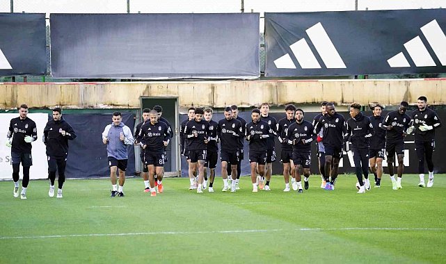 Beşiktaş günün ikinci antrenmanını tamamladı