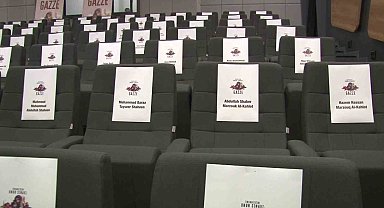 Beykoz'da sinema koltukları Gazze'de katledilen çocuklar için ayrıldı