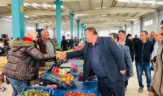 Beylikova'da vatandaşlar bu kış pazarda üşümeyecek