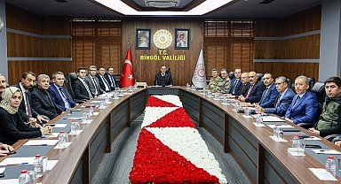 Bingöl'de 'Kış Tedbirleri Koordinasyon Toplantısı' yapıldı