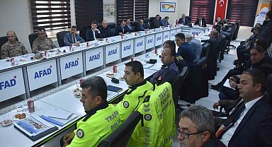 Bitlis'te kış tedbirleri toplantısı düzenlendi