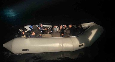 Bodrum açıklarında 38 düzensiz göçmen yakalandı