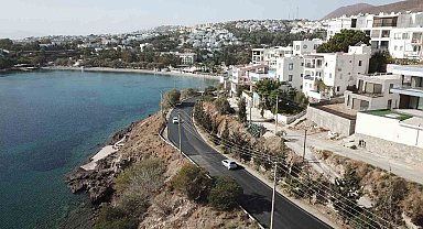 Bodrum'da 9 kilometre sıcak asfalt yapıldı