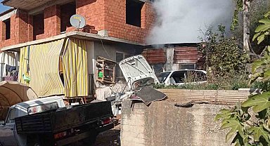 Burdur'da kalorifer kazanı patladı, alevler eve sıçradı