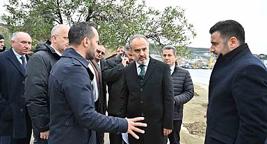 Bursa sahillerinde fırtına mesaisi