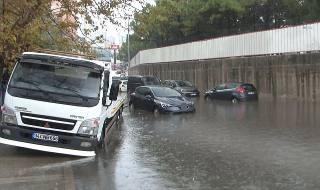 Büyükçekmece'de sanayi sitesinde su baskını