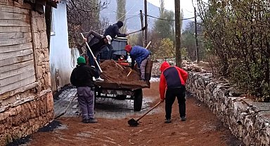 Çameli'nde üst yapı çalışmaları aralıksız devam ediyor