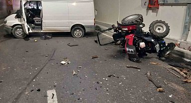 Çanakkale'de tünelde trafik kazası: 2 ağır yaralı