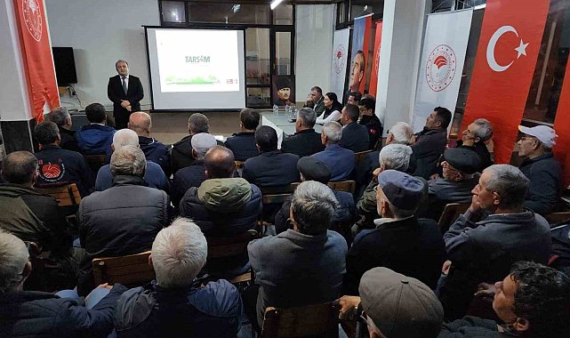 Çanakkale'de üreticilere tarım sigortalarının önemi anlatıldı