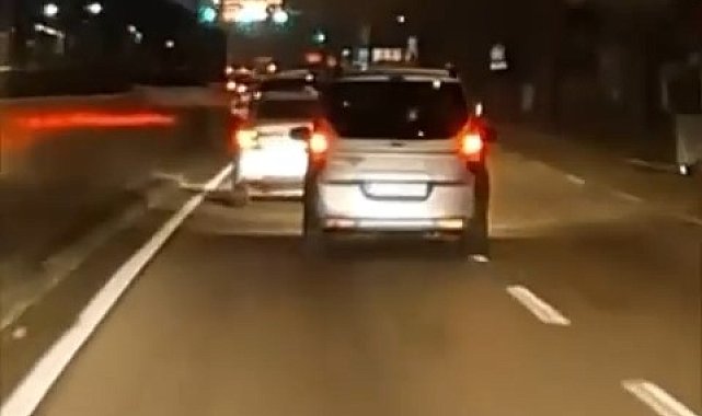 Canını hiçe saydı kilometrelerce makas atarak ilerledi