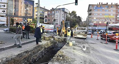 Çankaya Aksu Caddesi'nin sel çilesi son buluyor