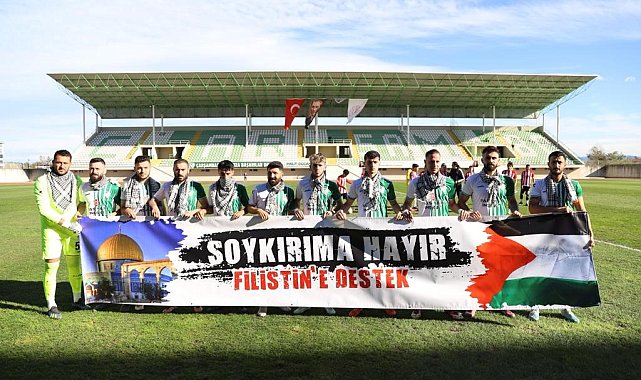 Çarşambaspor'dan Filistin'e destek