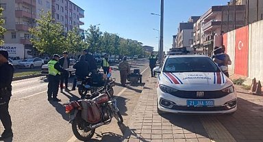 Çermik'te jandarma ve polisten ortak denetim