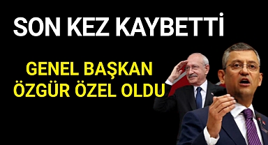 CHP'nin YENİ GENEL BAŞKANI ÖZGÜR ÖZEL