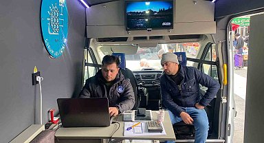 Çorum Belediyesi'nin "Mobil Çözüm Merkezi" hizmette