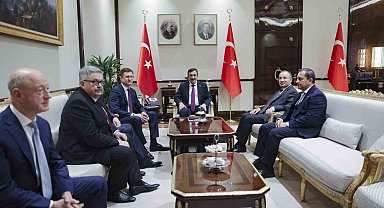 Cumhurbaşkanı Yardımcısı Yılmaz, Rusya Başbakan Yardımcısı Novak'ı kabul etti