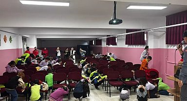 DAK ilkokul öğrencilerine afet bilinci eğitimi verdi