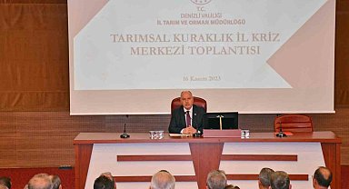Denizli'de giderek artan kuraklık tehlikesi masaya yatırıldı