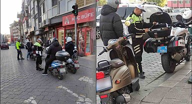 Denizli'de motosiklet denetimleri aralıksız devam ediyor
