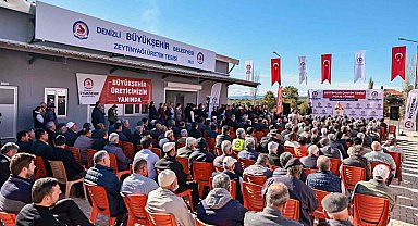Denizli'de Zeytinyağı Üretim Tesisi hizmete girdi