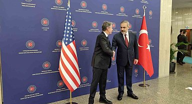 Dışişleri Bakanı Hakan Fidan ile ABD Dışişleri Bakanı Antony Blinken arasındaki görüşme başladı.