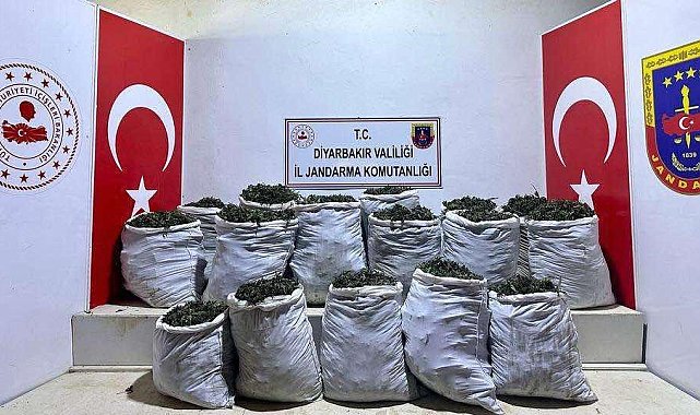 Diyarbakır'da 532 kilo esrar maddesi ele geçirildi