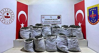 Diyarbakır'da 532 kilo esrar maddesi ele geçirildi