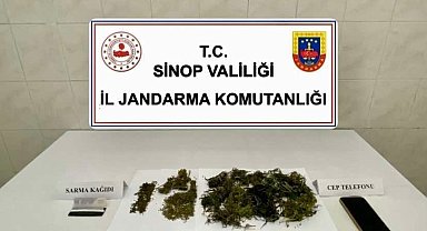Durdurulan araçtan uyuşturucu madde çıktı
