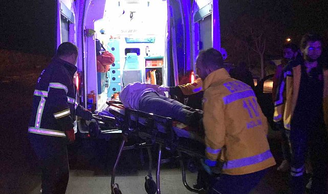 Edirne'de otomobil aydınlatma direğine çarptı: 2 yaralı