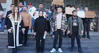 Edirne'de üniversite öğrencilerinden en pahalı ulaşım ücretlerine tepki