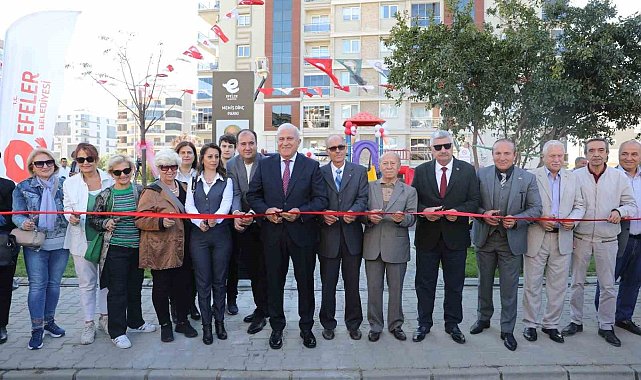 Efeler'de Memiş Dinç Parkı hizmete açıldı