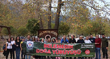 Eğitim-Bir-Sen Adana üyeleri Belemedik'te doğa yürüyüşü yaptı