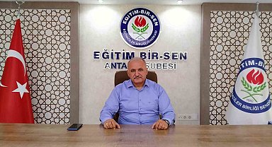 Eğitim Bir Sen Antalya Başkanı Miran: "İddia değil iftira"