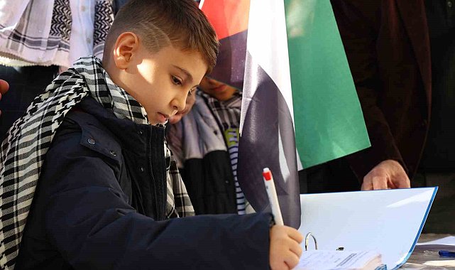 Elazığ'da, Filistin'de hayatını kaybedenler için gıyabi cenaze namazı kılındı