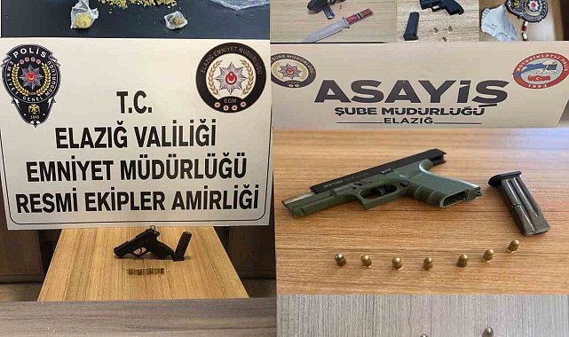Elazığ'da huzur ve güven uygulaması: 2 bin 314 şahıs denetlendi