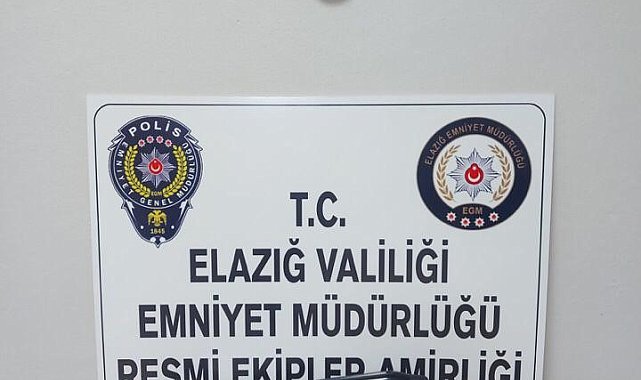 Elazığ'da huzur ve güven uygulaması: 2 bin 924 şahıs denetlendi