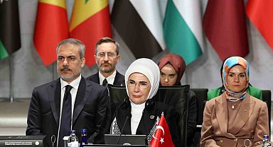 Emine Erdoğan: "İsrail devletinin Uluslararası Ceza Mahkemesi'nde yargılanmasını talep ediyorum"