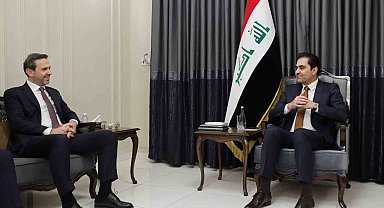 Enerji ve Tabii Kaynaklar Bakanı Bayraktar, Irak Temsilciler Meclisi Başkanvekili Mendelavi ile bir araya geldi