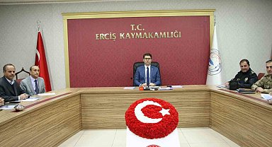 Erciş'te kış tedbirleri toplantısı yapıldı