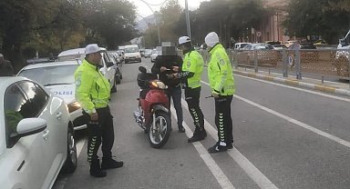 Erzincan'da motosiklet denetimi