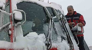 Erzurum'da sağlık personeli kışa hazır