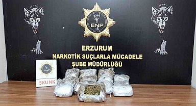 Erzurum'da uyuşturucu operasyonu
