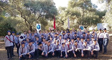 Eskişehir izcileri Germencik'te kamp kurdu