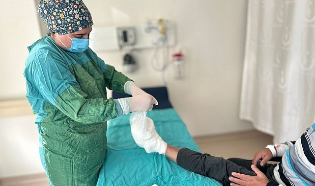 Eskişehir'de yara bakım üniteleri özveri ile çalışıyor
