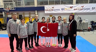 Eskişehirli milli tekvandoculardan Bosna Hersek'te 7 madalya
