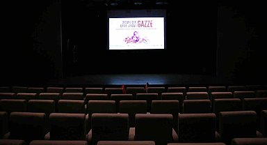 Eyüpsultan'da sinema koltukları Gazze'de şehit olan çocuklara ayrıldı